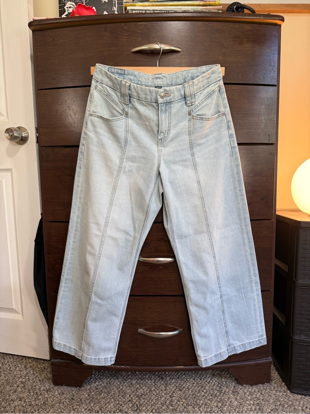 American Eagle Curvy High Waisted Stovepipe Jeans